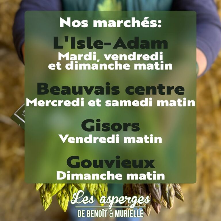 Saison des asperges ouverte